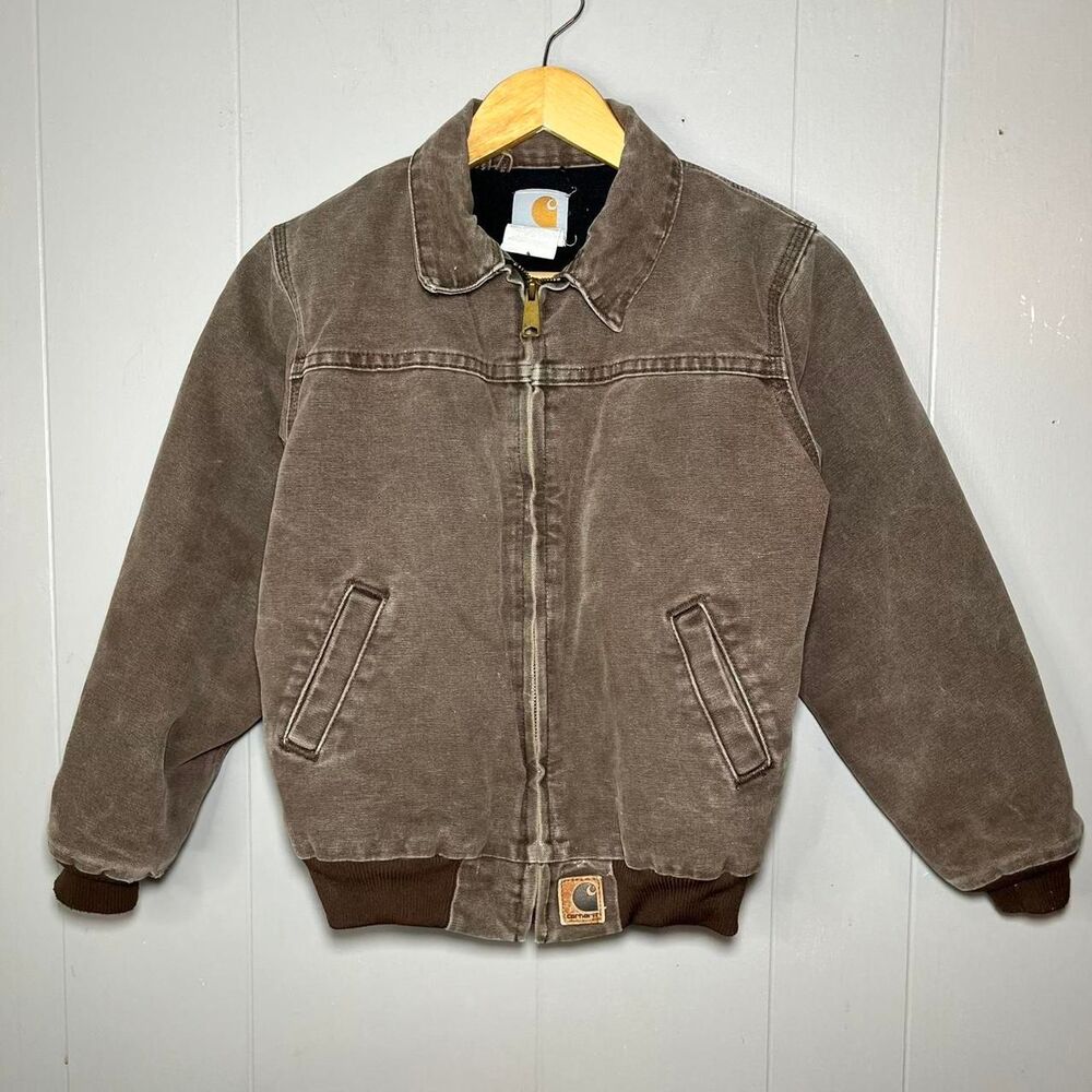 Vintage 00 Y2K Kids Carhartt Santa Fe Workwear Jacket Size M
